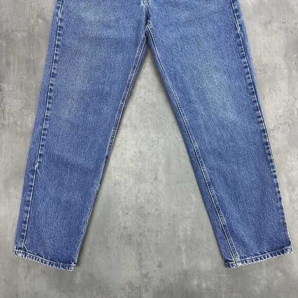 Carhartt B17 DST Relaxed Fit Jeans 33x30 Blue Denim Straight Leg Workwear - Picture 6 of 11